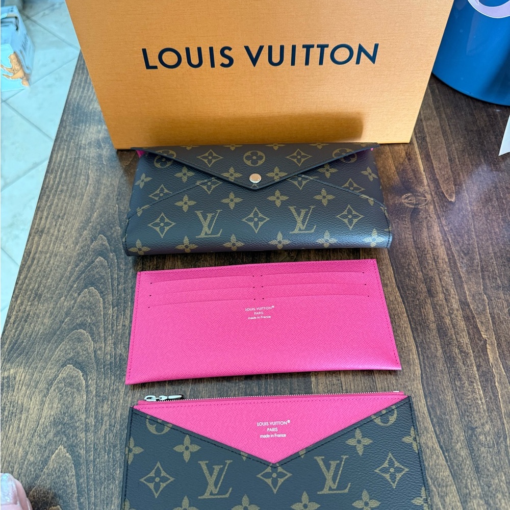 Sold! Louis Vuitton Monogram Canvas Kirigami Organizer, Wallet Set, brand new